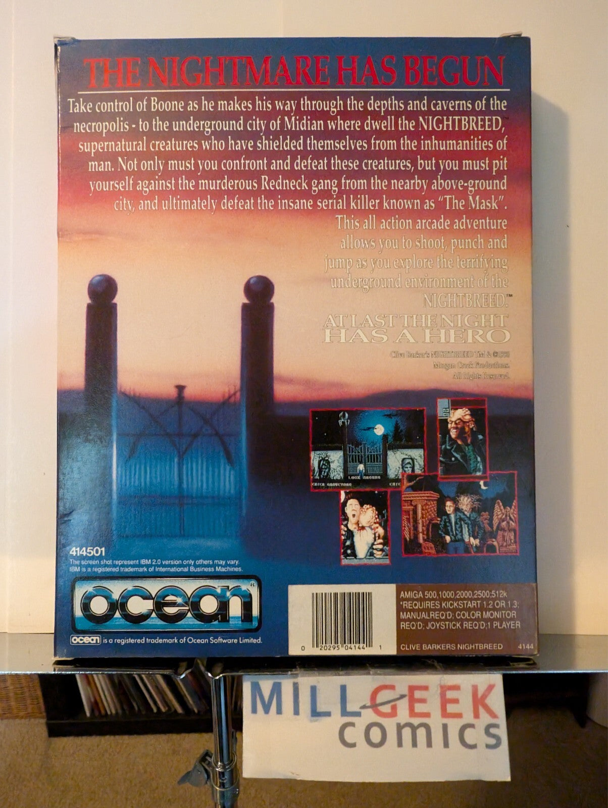 Clive Barker's Nightbreed, The Interactive Movie Amiga Big Box Complete JD