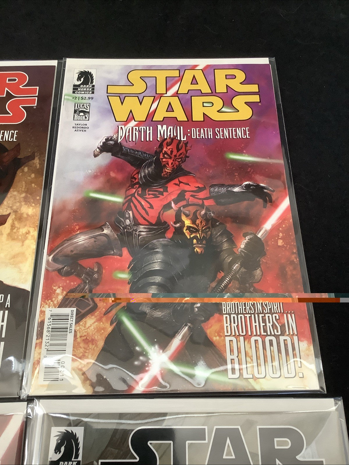 Star Wars Darth Maul Death Sentence #1-4 Complete Comic Set, Dark Horse Comics
