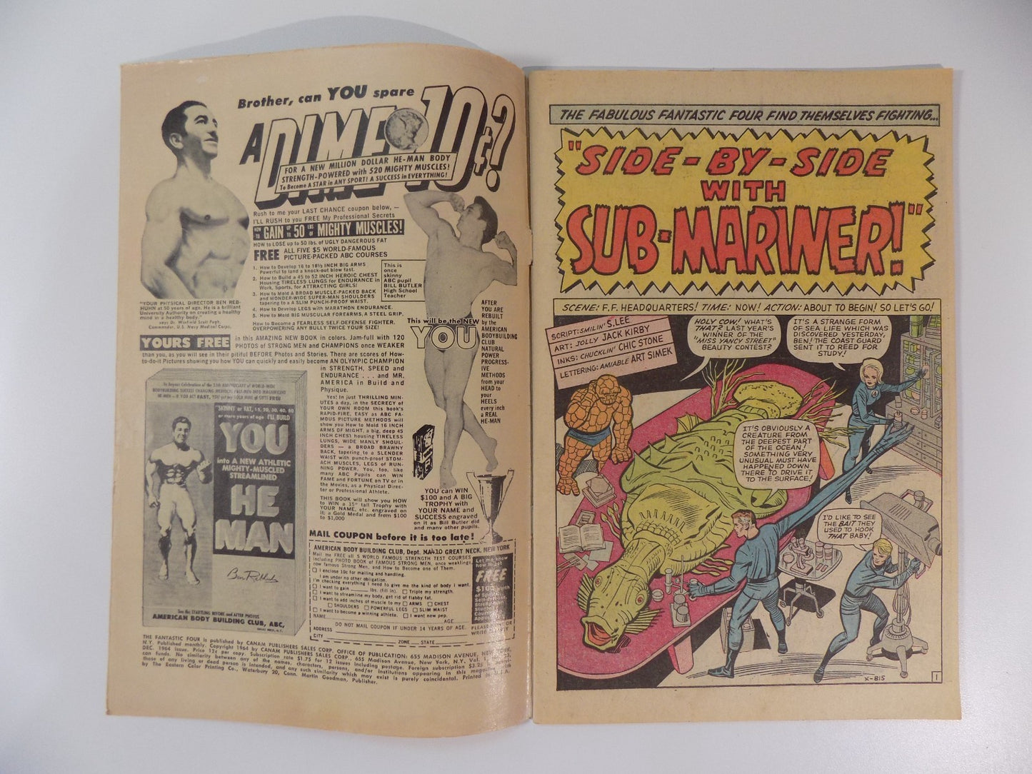 Fantastic Four #33 Marvel Comic December 1964 Fine-