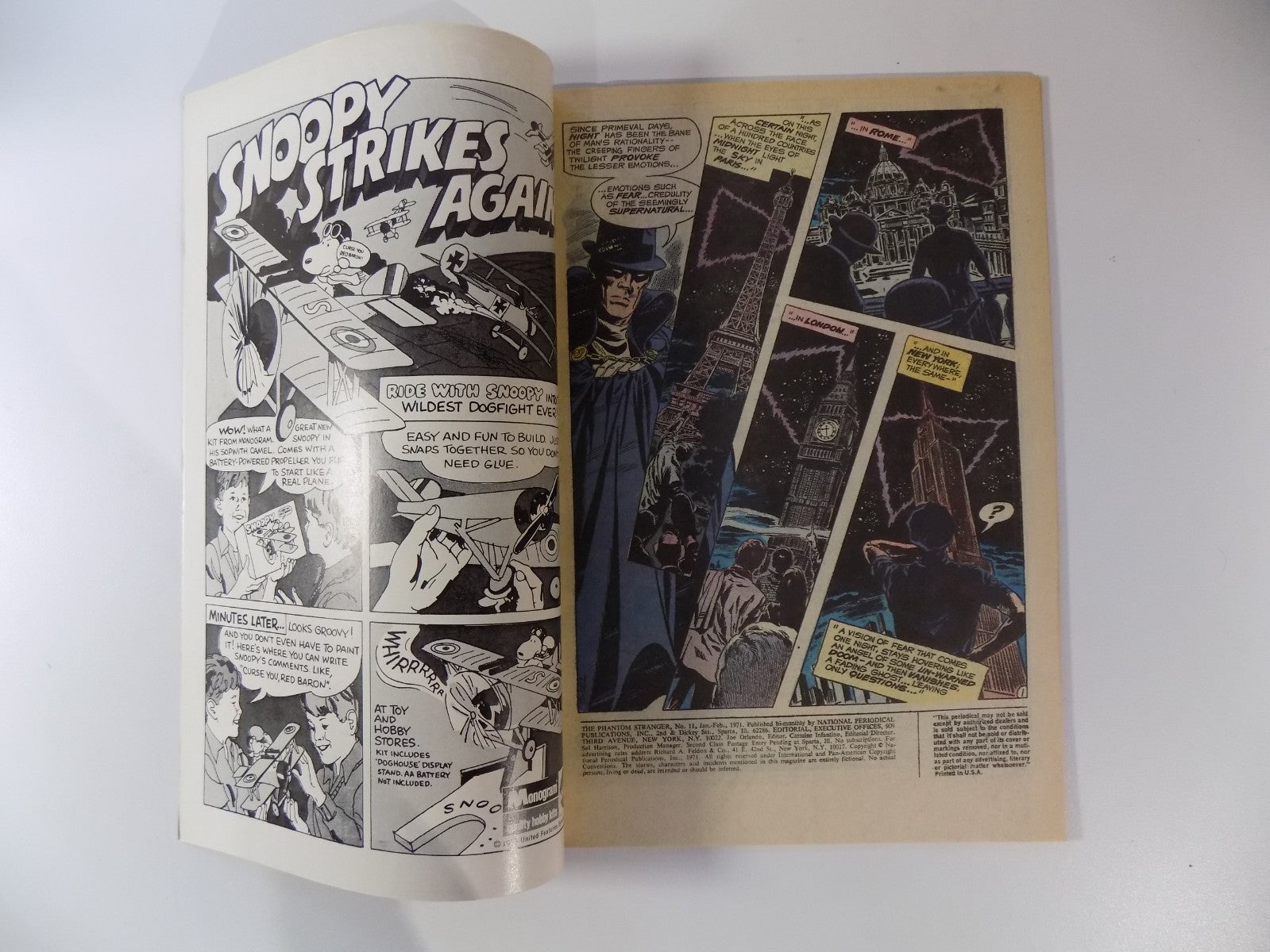 Phantom Stranger #11 DC Comic February 1971 Very Fine-