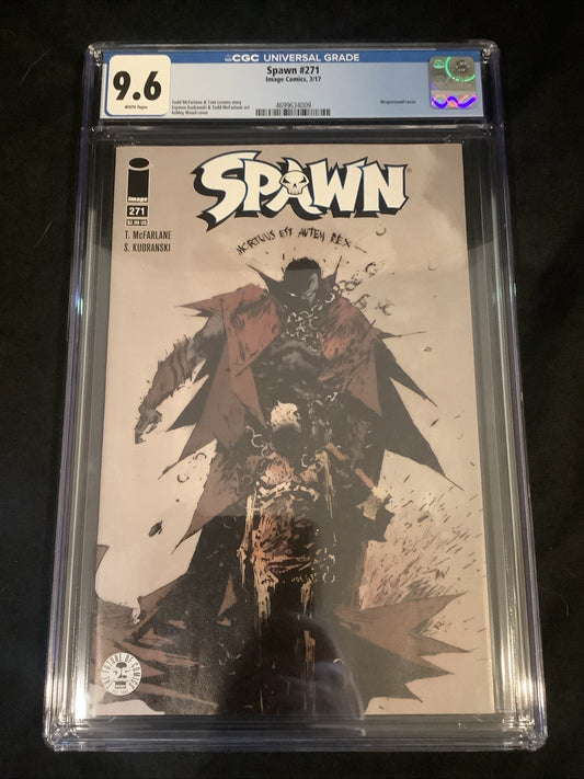 Spawn #271 (Image Comics) CGC Graded 9.6 (NM+) White Pages, Todd McFarlane, 2017