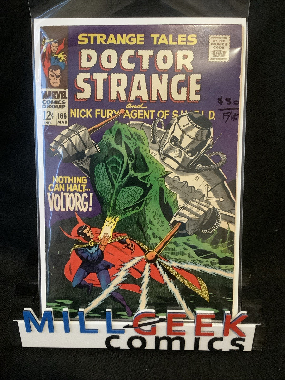 Strange Tales #166 (Marvel Comics March 1968) F/VF (7.0) Jim Steranko