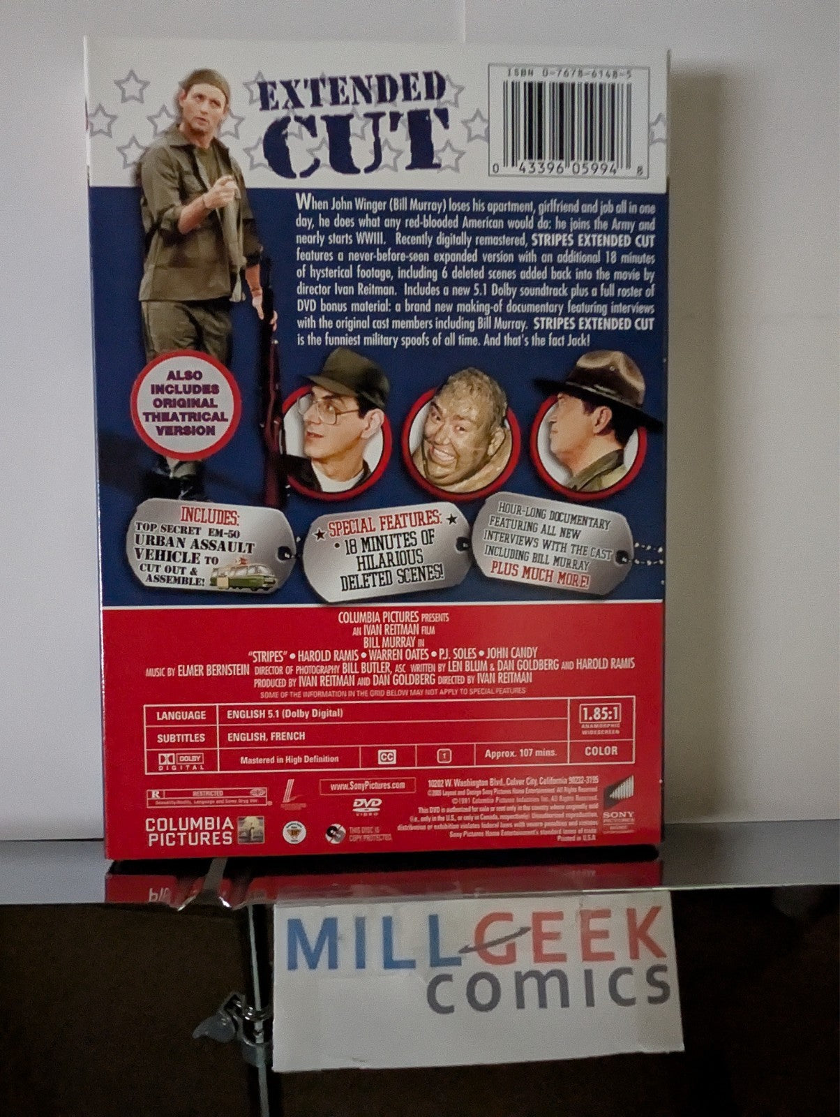 Postal, With Postal 2 Videogame / Stripes, Bill Murray (DVD) Like New -JD