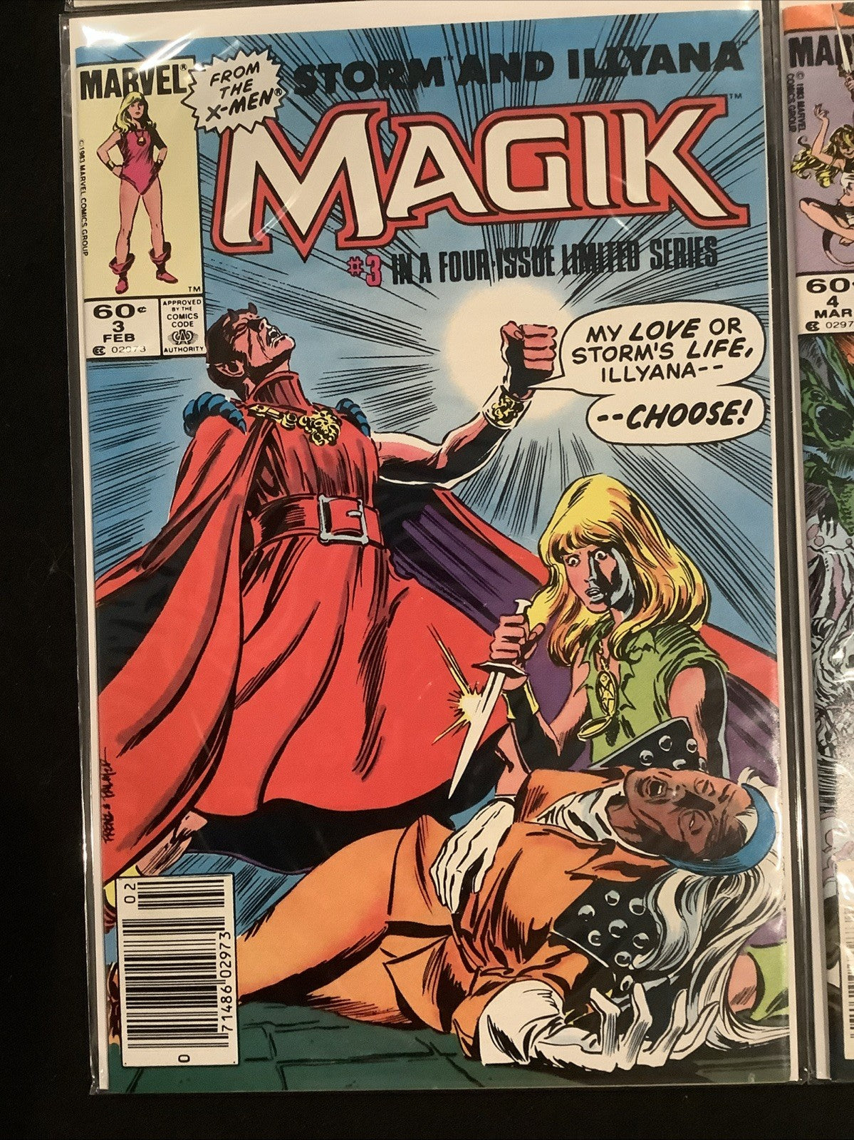 Magik #1-4 Complete Comic Series, Marvel, Chris Claremont, 1st App Darkchylde