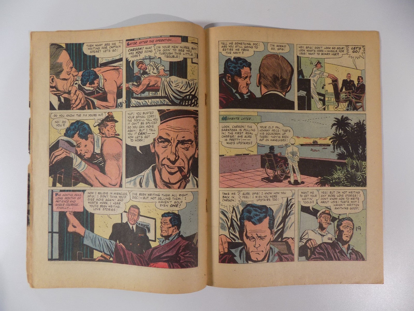 Four Color #790 The Wings of Eagles Dell Comic 1957 Very Good