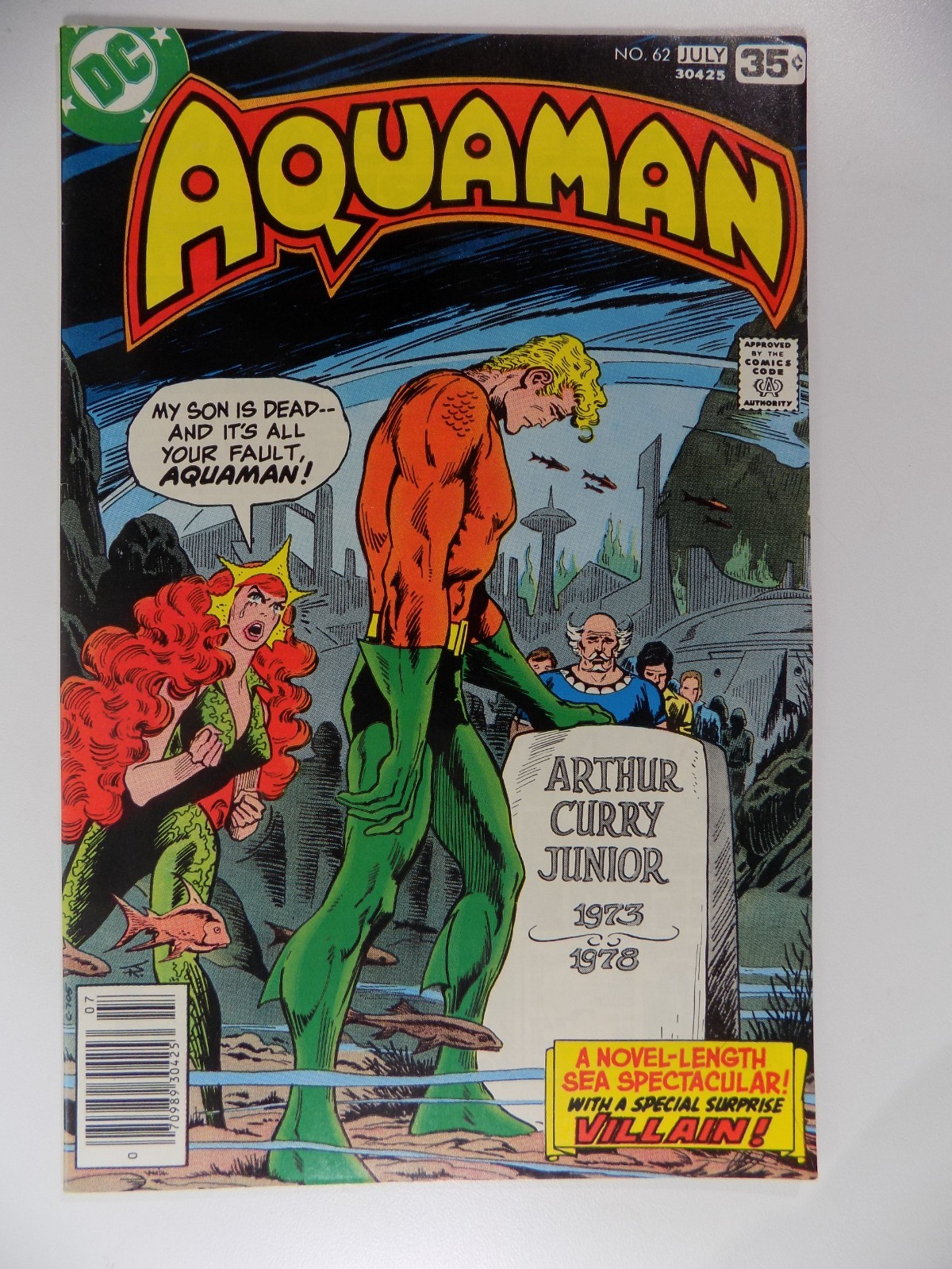 Aquaman #58-62 DC Comics 1977 High Grade Run