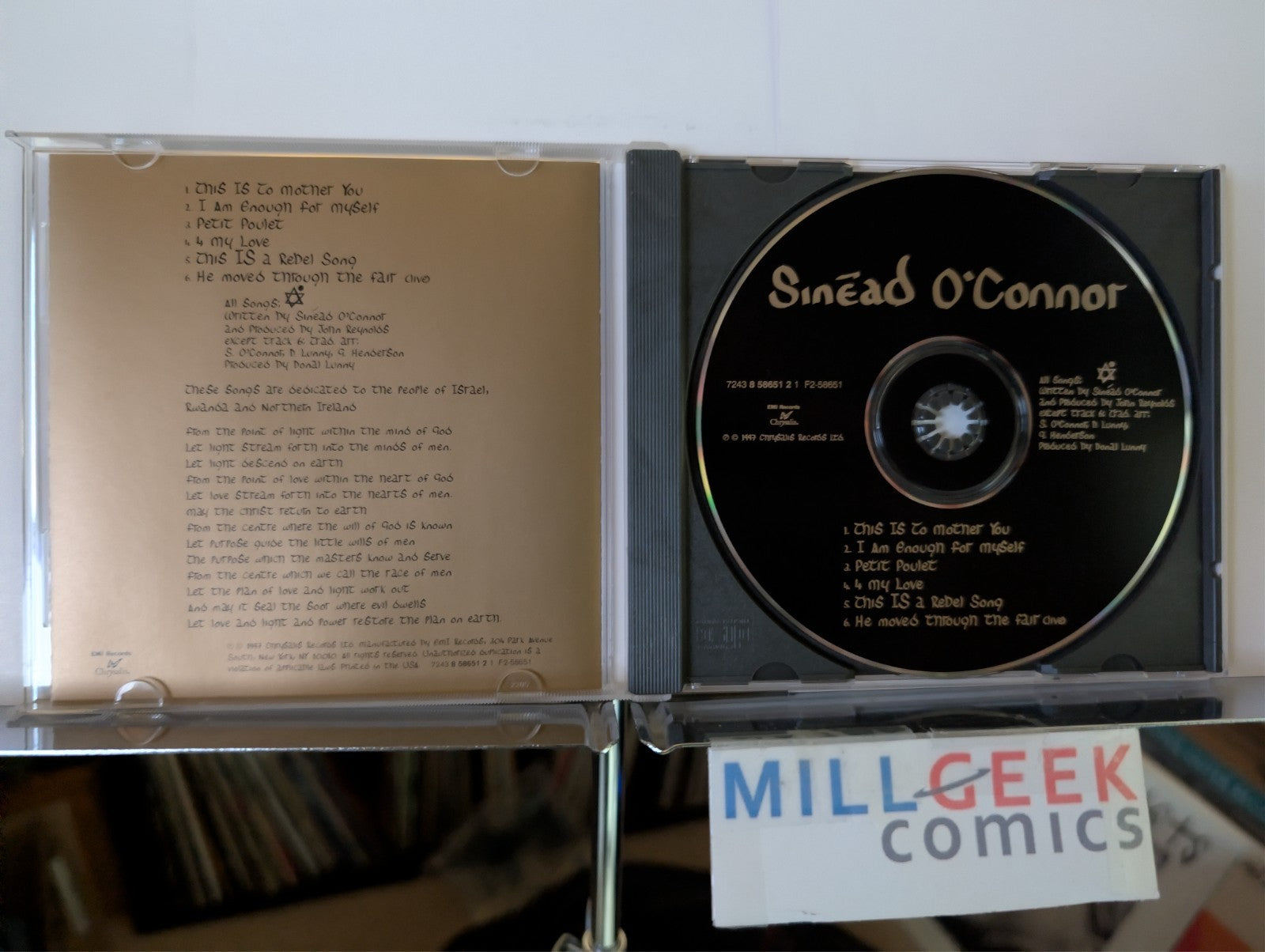 Rock 2 CD Lot (Sinead O'Connor Gospel Oak, B'52s Cosmic Thing) -JD