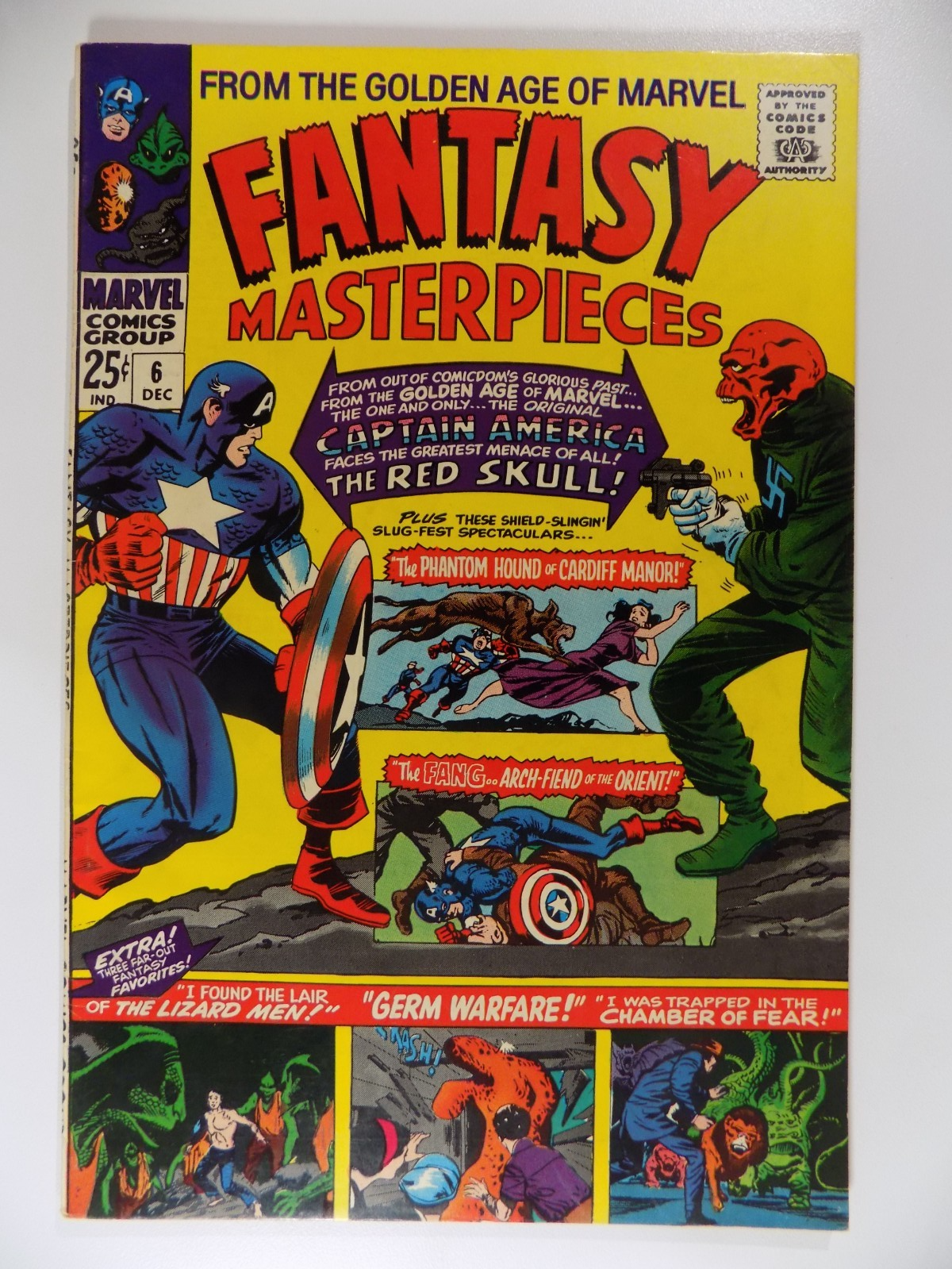 Fantasy Masterpieces #6 Marvel Comic December 1966 Very Fine