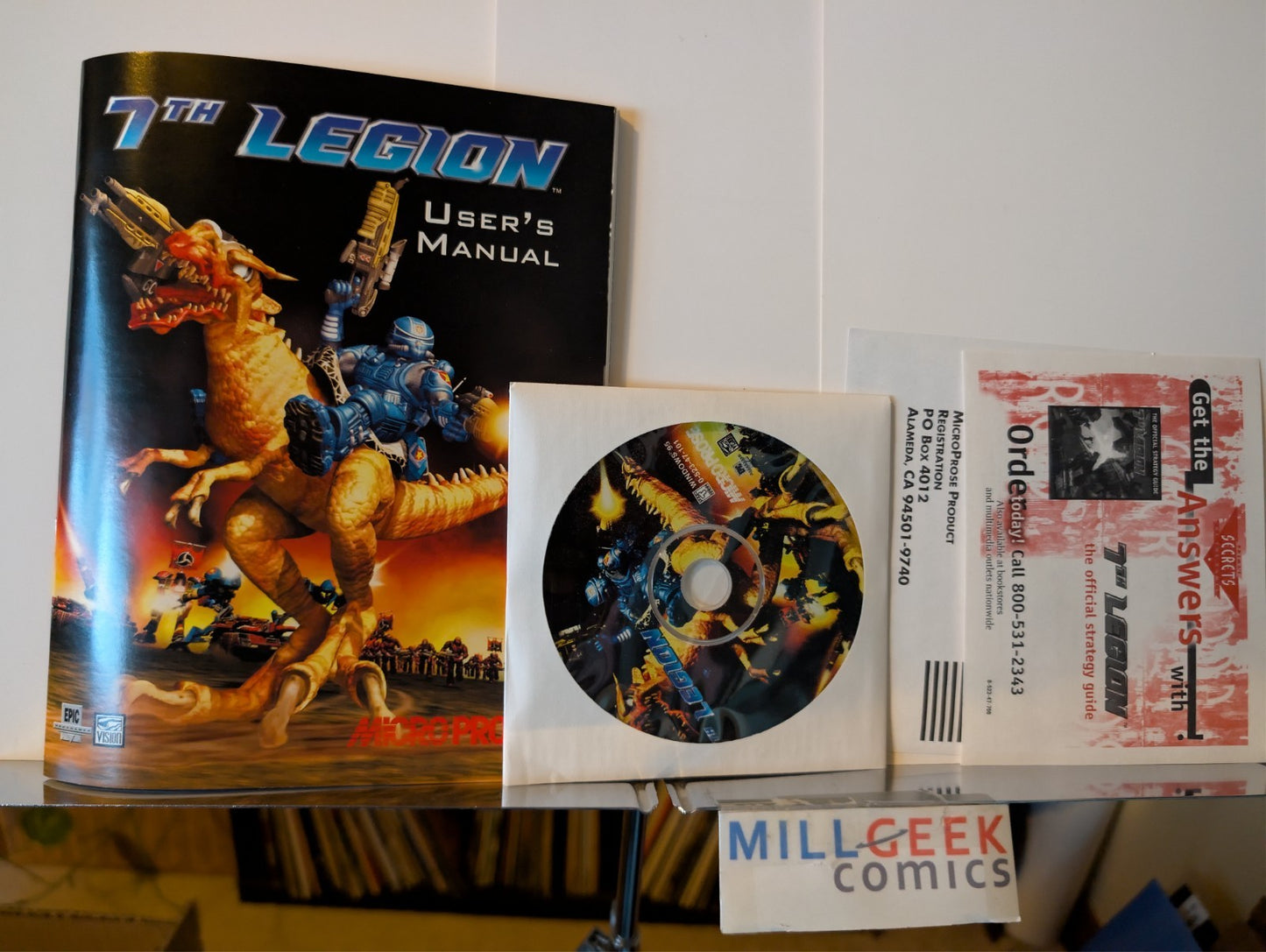 7th Legion, MicroProse, Big Box Complete, PC CD-ROM -JD