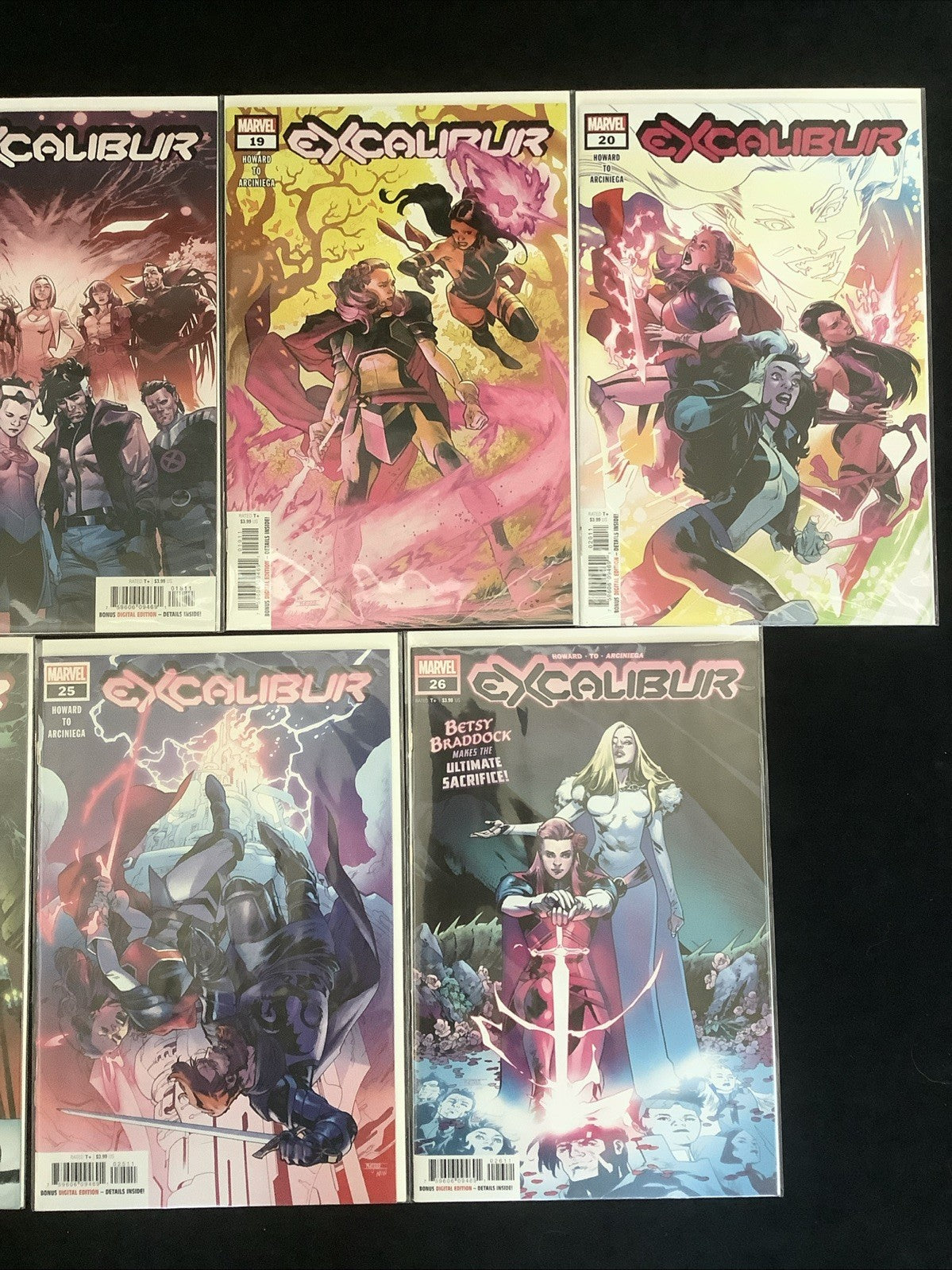 Excalibur #1-26 Complete Comic Series, Marvel, Tini Howard/Marcus To, 2019