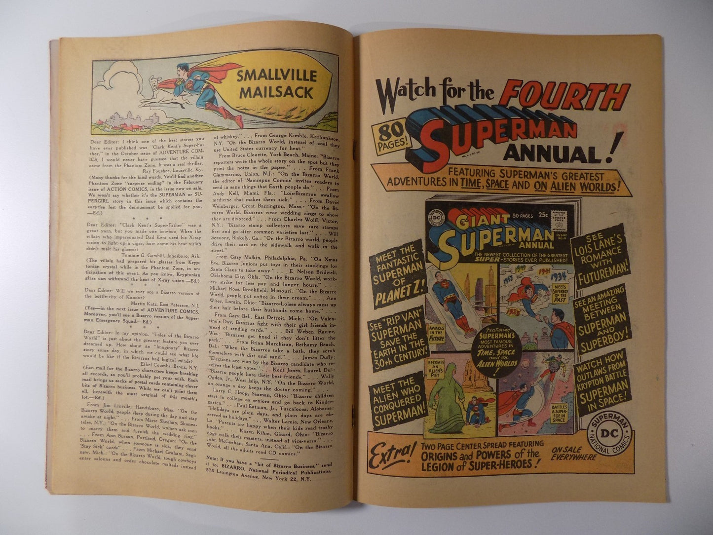 Adventure Comics #292 DC Comic Very Good/Fine January 1962