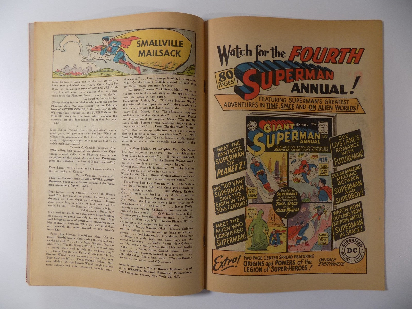 Adventure Comics #292 DC Comic Very Good/Fine January 1962
