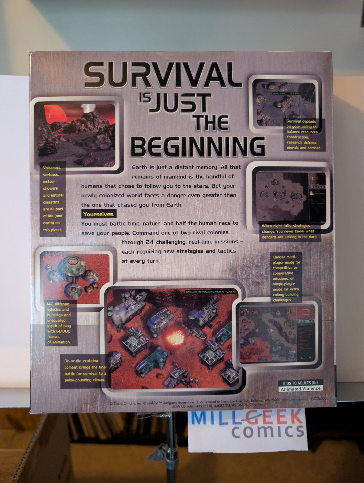 Outpost 2: Divided Destiny (1997 PC) US Complete Big Box CD-ROM -JD