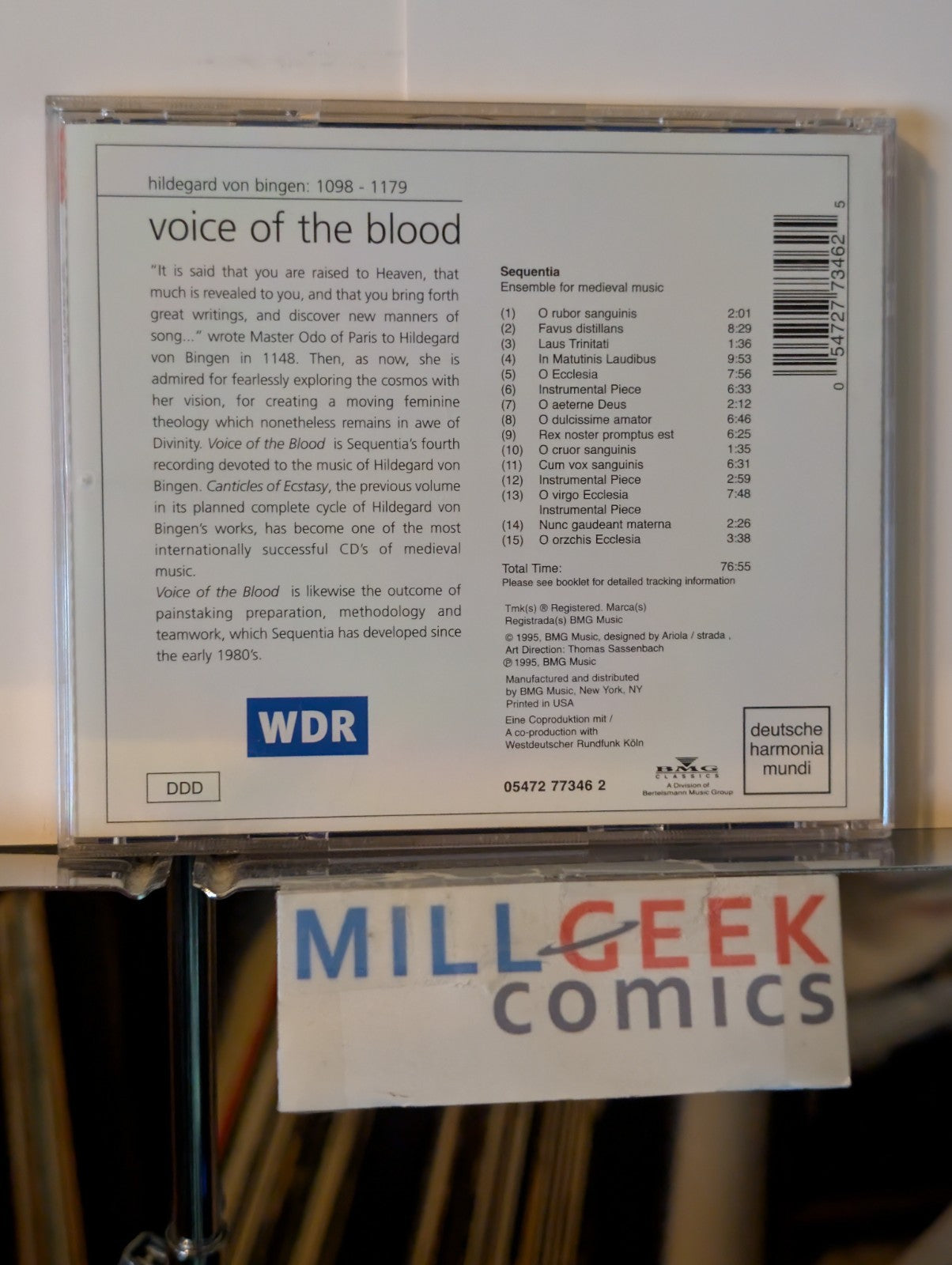 Hildegard Von Bingen - Voice of the Blood, Sequentia (CD) -JD