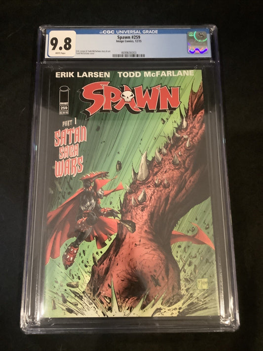 Spawn #259 (Image Comics) CGC Graded 9.8 (NM/M) Todd McFarlane, Erik Larsen