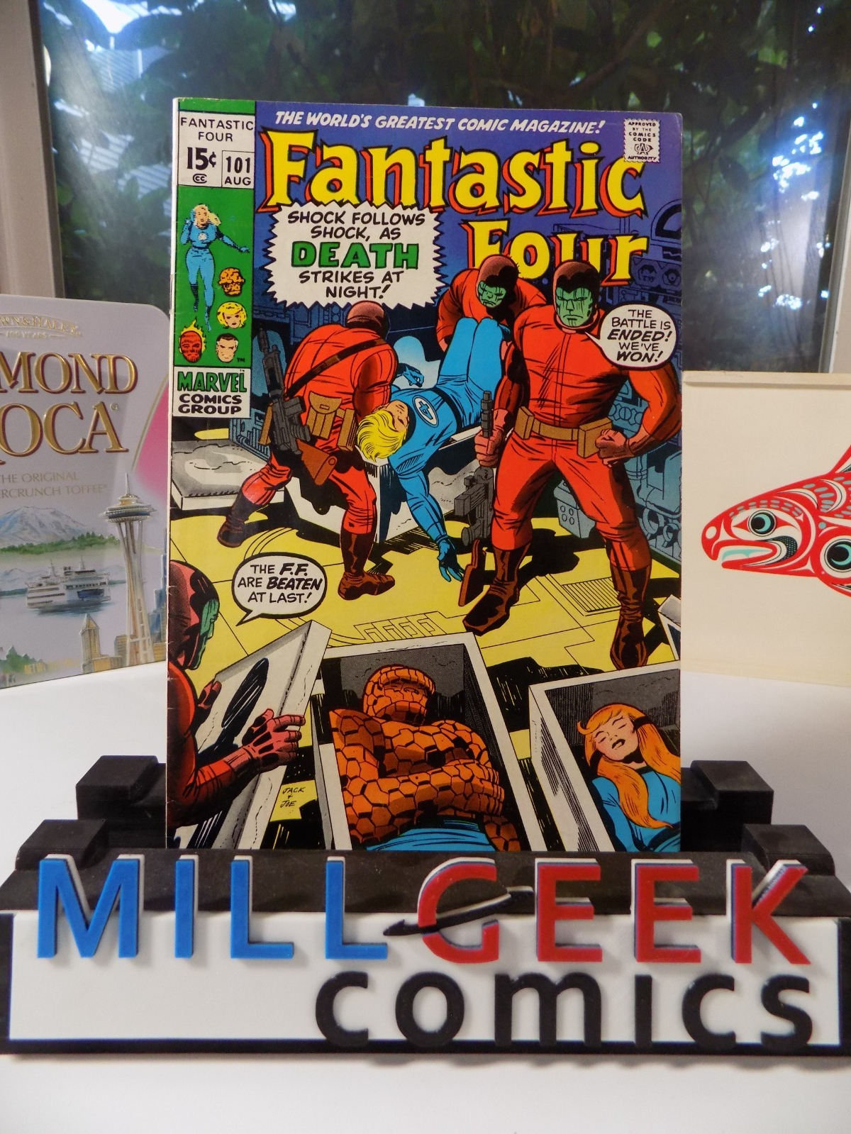 Fantastic Four #101 Marvel Comic August 1970 Very Fine-