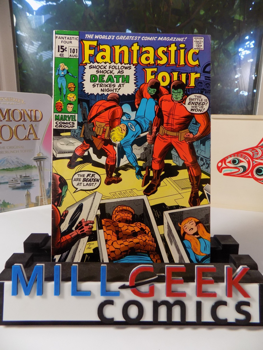 Fantastic Four #101 Marvel Comic August 1970 Very Fine-