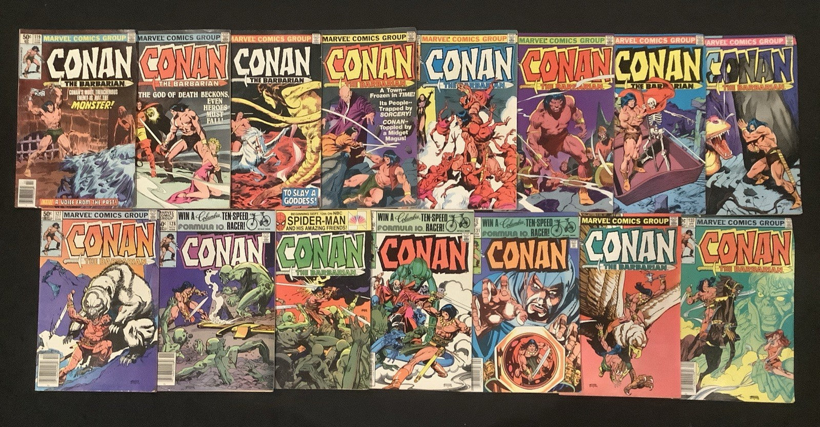 Conan the Barbarian #103-133 Comic Lot, Marvel, Reader Copies, Roy Thomas