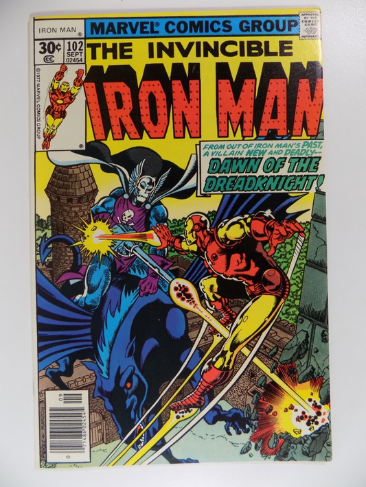 Iron Man #102 Marvel Comic September 1977 Very Fine