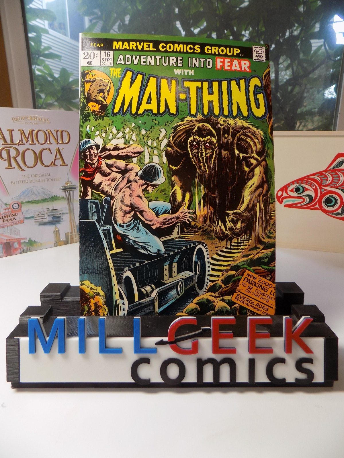 Adventure Into Fear #16 Man-Thing Marvel Comic September 1973 Very Fine+