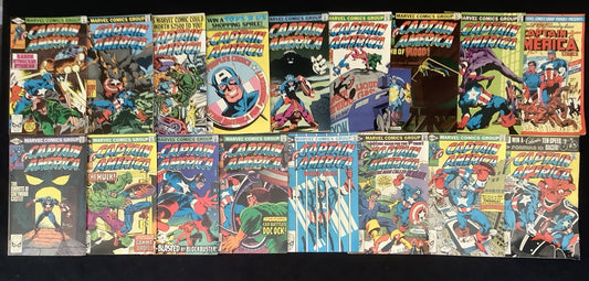 Captain America #247-263 Comic Lot, Marvel,  John Byrne, 1st App Union Jack III