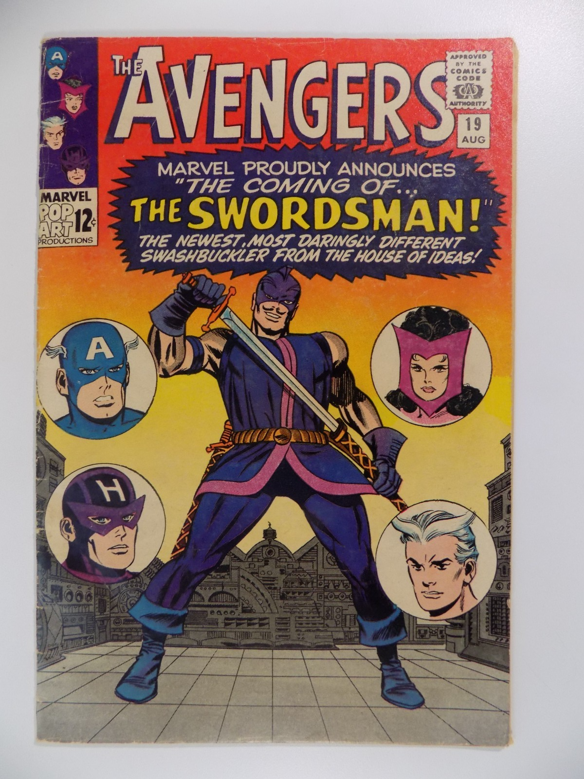 Avengers #19 Marvel Comic August 1965 Fine-