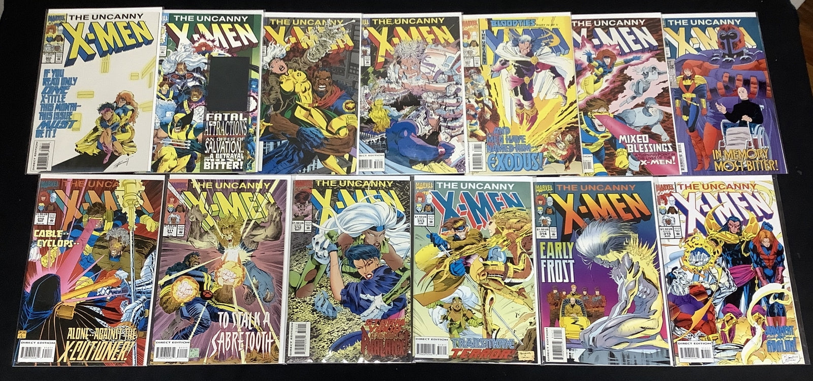 Uncanny X-Men #267-315 Comic Lot, Marvel, 1st Bishop, Death Of Magik, Claremont