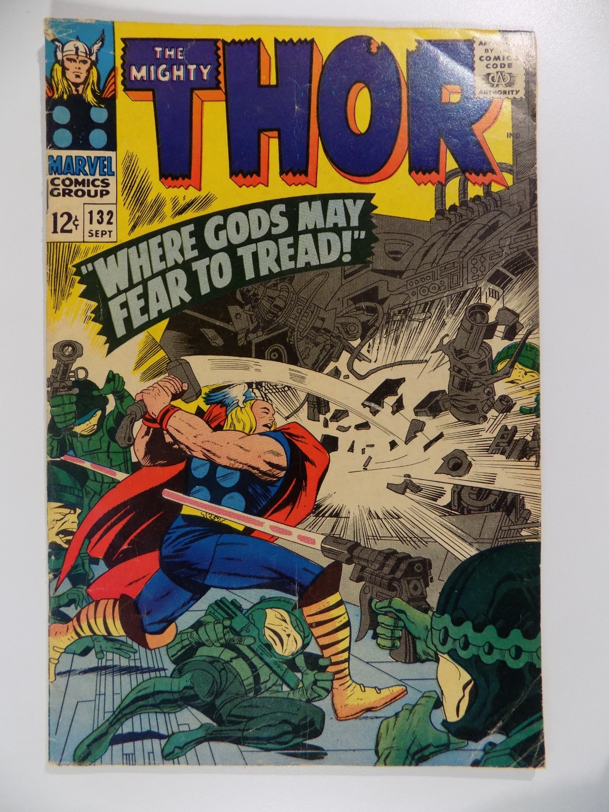 Thor #132 Marvel Comic September 1966 Fine
