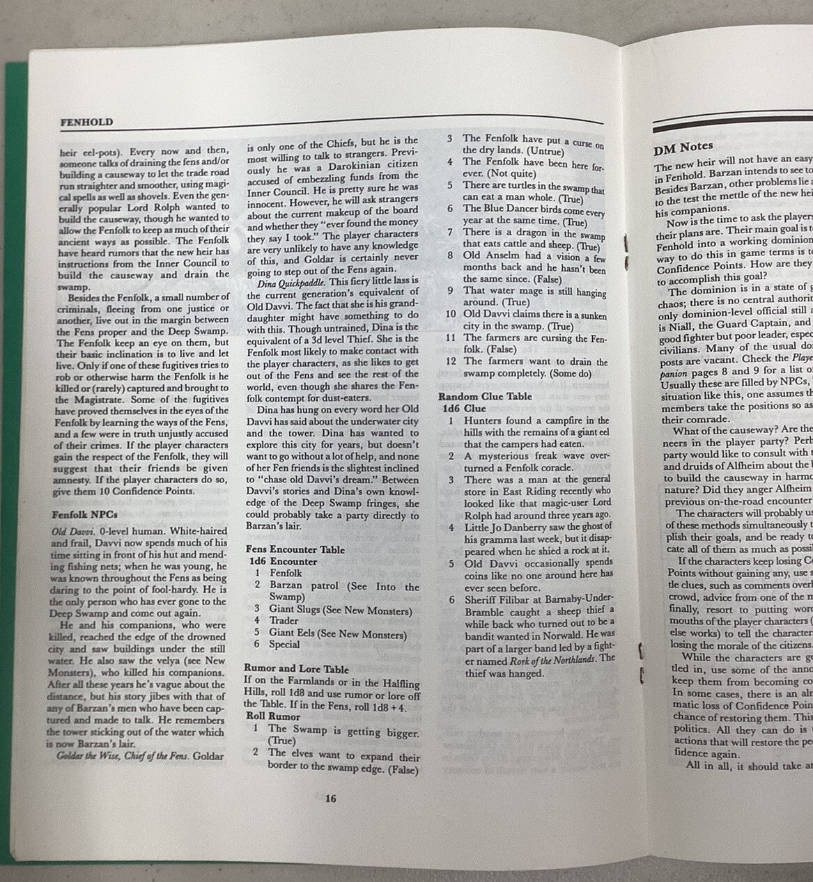 CM9 D&D Legacy of Blood Original 1987 Dungeons & Dragon TSR 9210