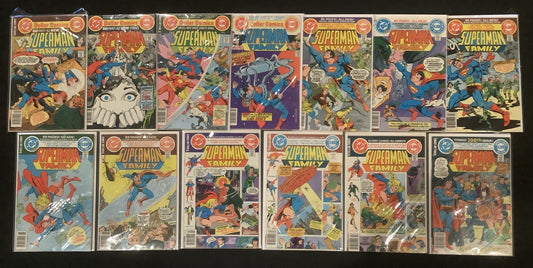 The Superman Family #188-213 Comic Lot, DC Comics, Ross Andru, Gerry Conway,1978