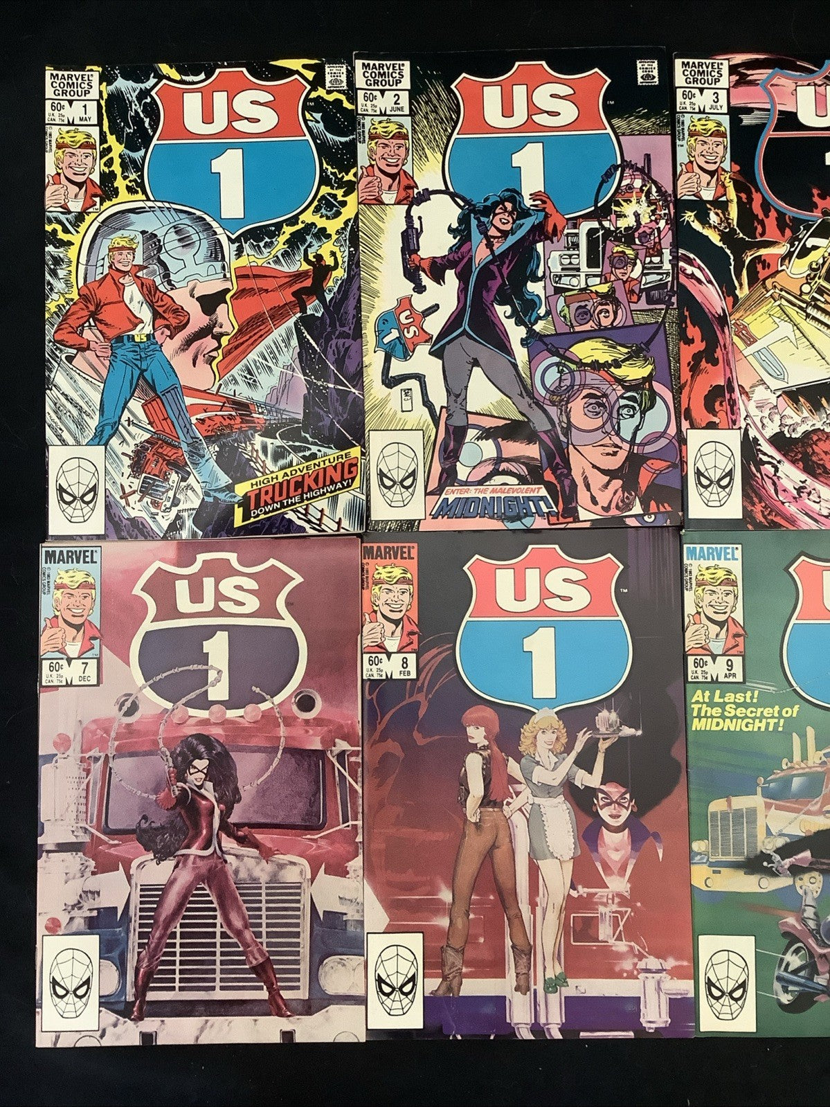 US 1 #1-12 Complete Comic Set, Marvel Comics, 1st App US Archer (Ulysses Archer)