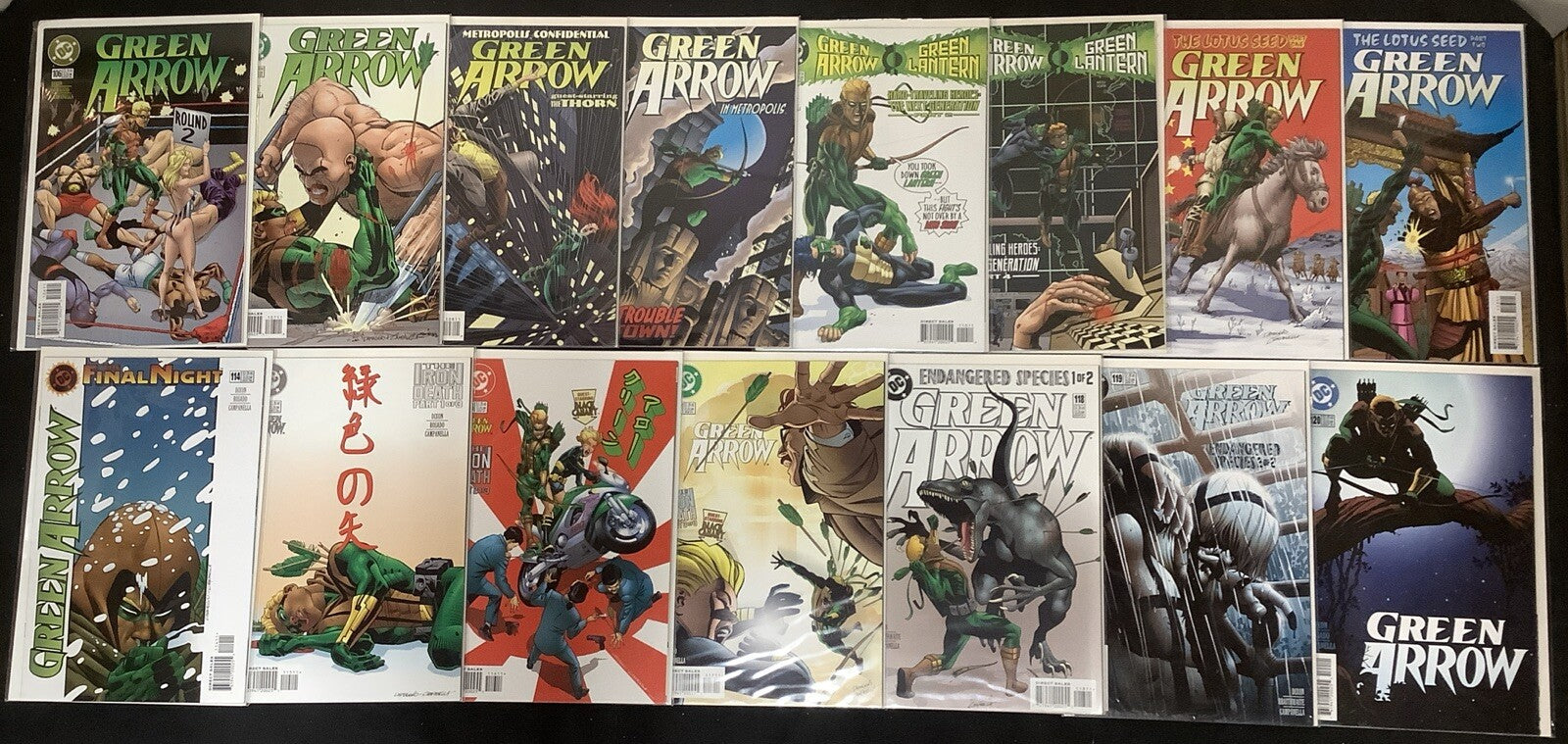 Green Arrow (Vol.2) #1-137 Complete Comic Series, Mike Grell/Ed Hannigan, DS