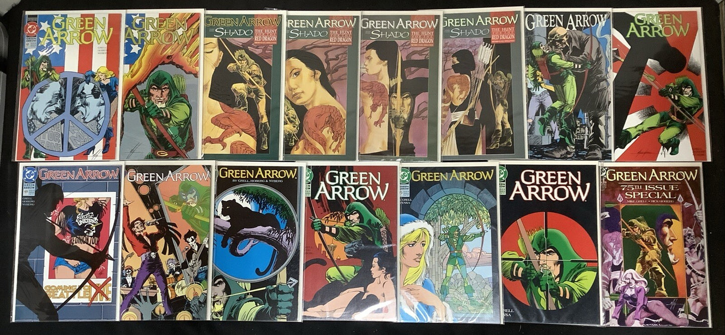 Green Arrow (Vol.2) #1-137 Complete Comic Series, Mike Grell/Ed Hannigan, DS