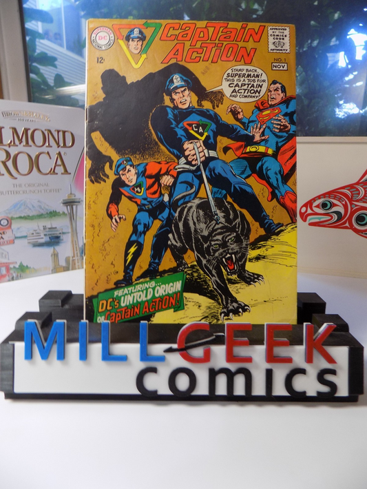 Captain Action #1 DC Comic November 1968 Fine-