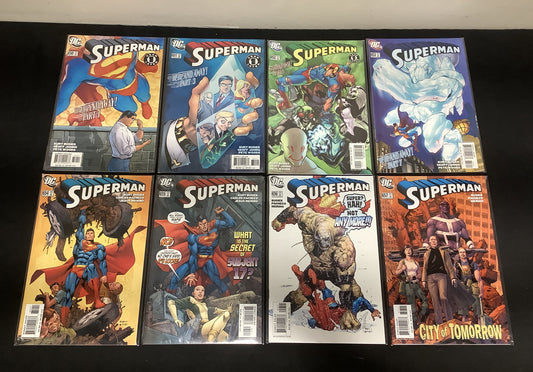 Superman #650-657 Comic Lot, DC Comics, Geoff John Kurt Busiek, 1 YEAR LATER