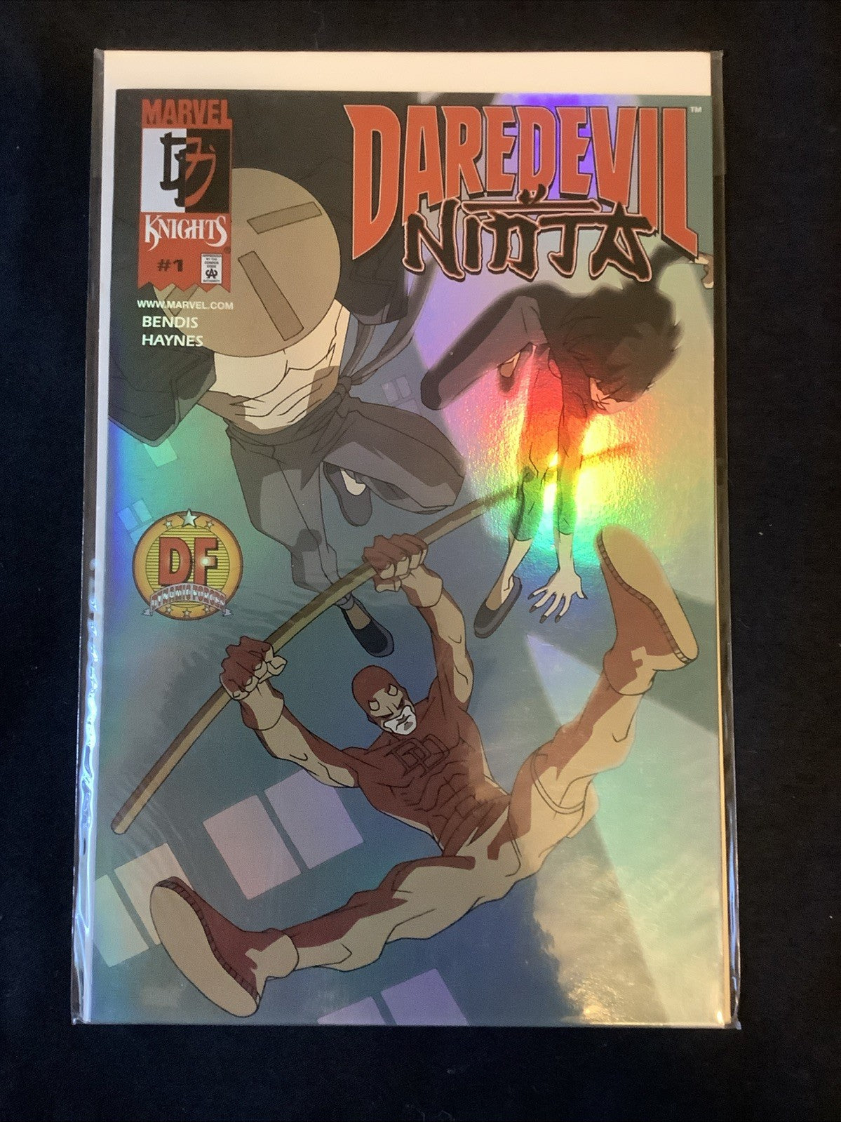 Daredevil: Ninja #1-3 + #1 Dynamic Forces Cover Complete Comic Set, W/ COA