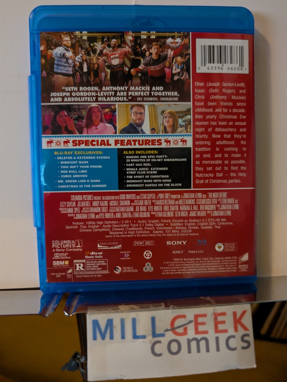 The Night Before / This Is The End, 2 Seth Rogen Movie Set (Blu-ray) -JD