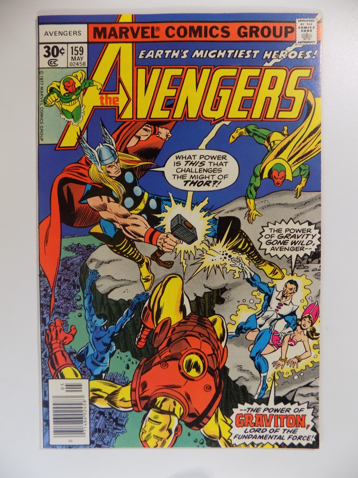 Avengers #159 Marvel Comic May 1977 Near Mint