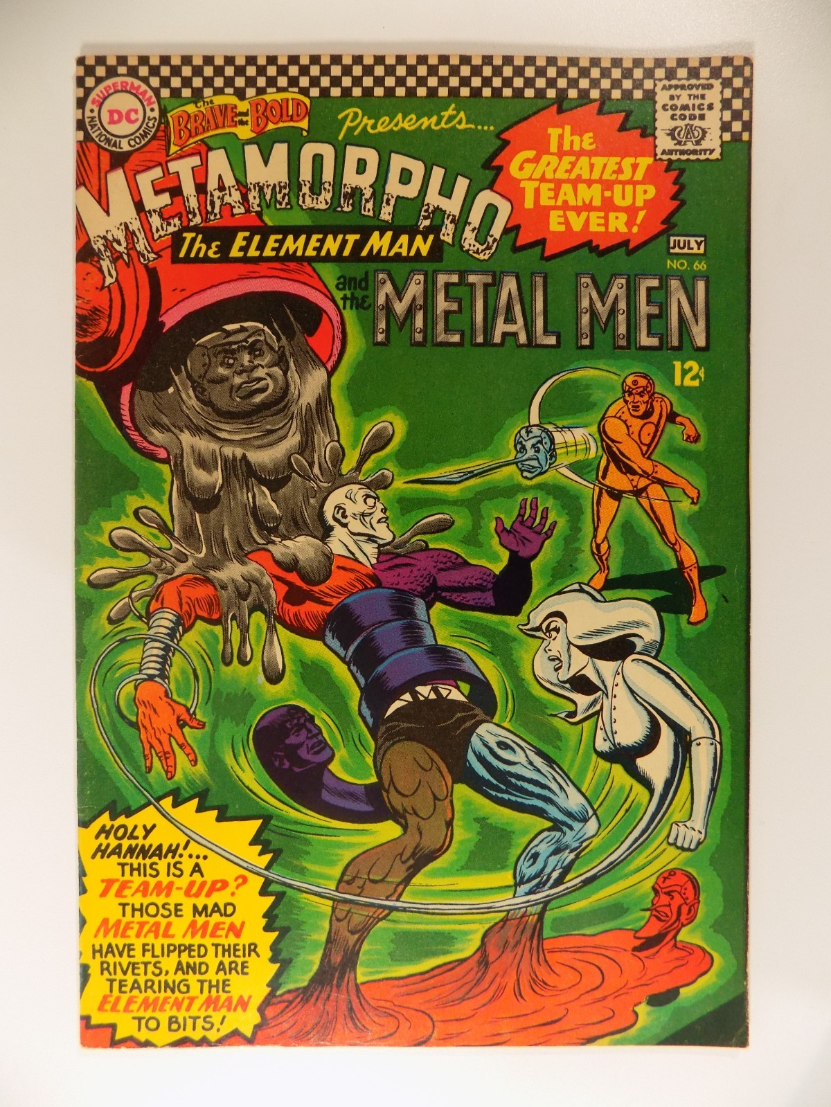 Brave and the Bold #66 DC Comic July 1966 Very Fine