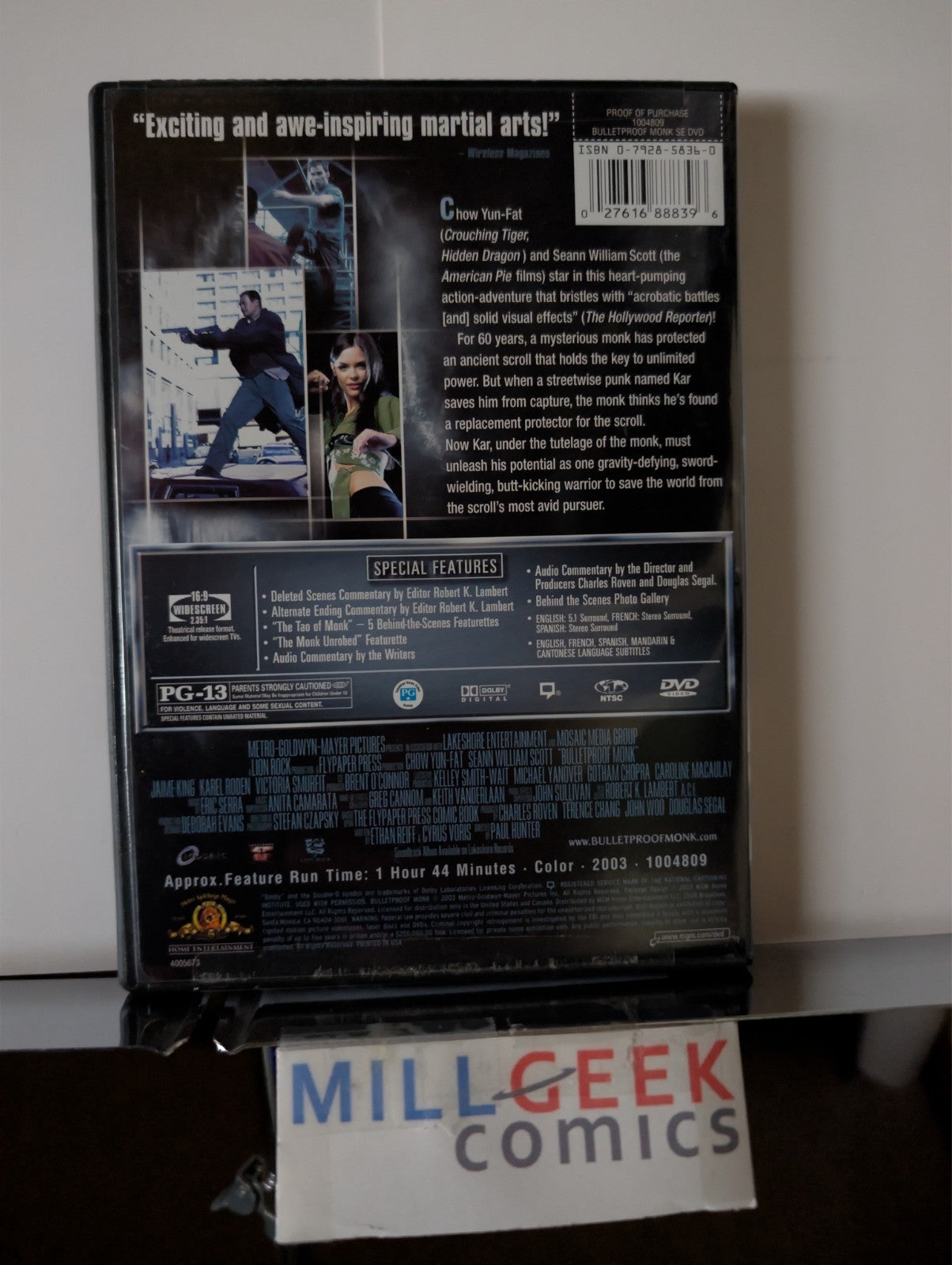 Bulletproof Monk / Stephen King's It (1990), 2 Movie Set (DVD) Like New -JD