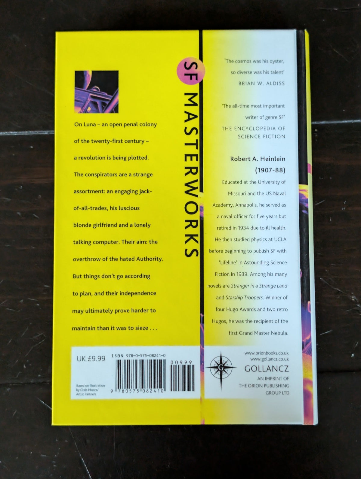 The Moon is a Harsh Mistress by Robert A. Heinlein, Hardcover 2008 -JD