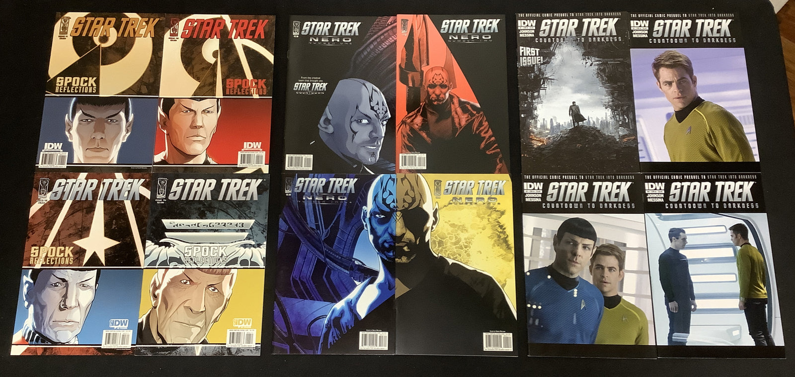 Star Trek Bundle: Spock Reflections #1-4, Nero #1-4, Countdown To Darkness #1-4