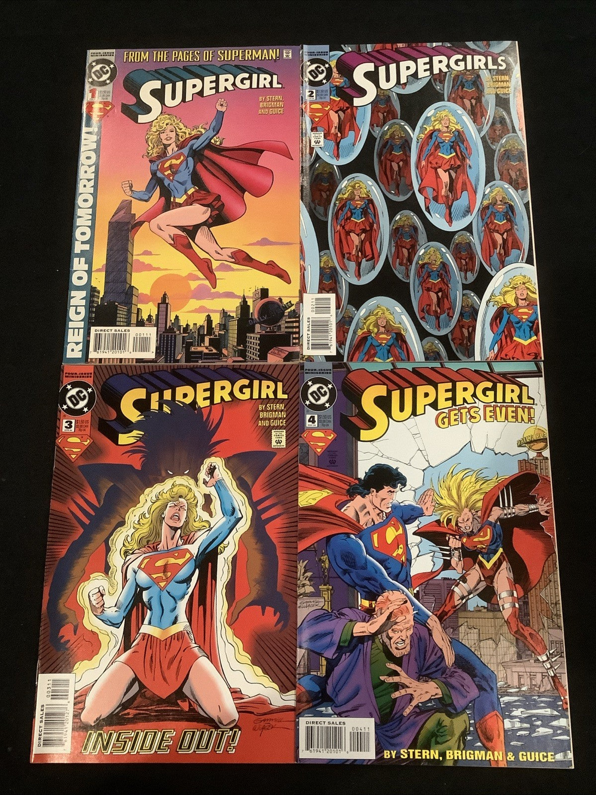 Supergirl #1-4 Complete Comic Set, DC Comics, Reign Of Tomorrow, 1994