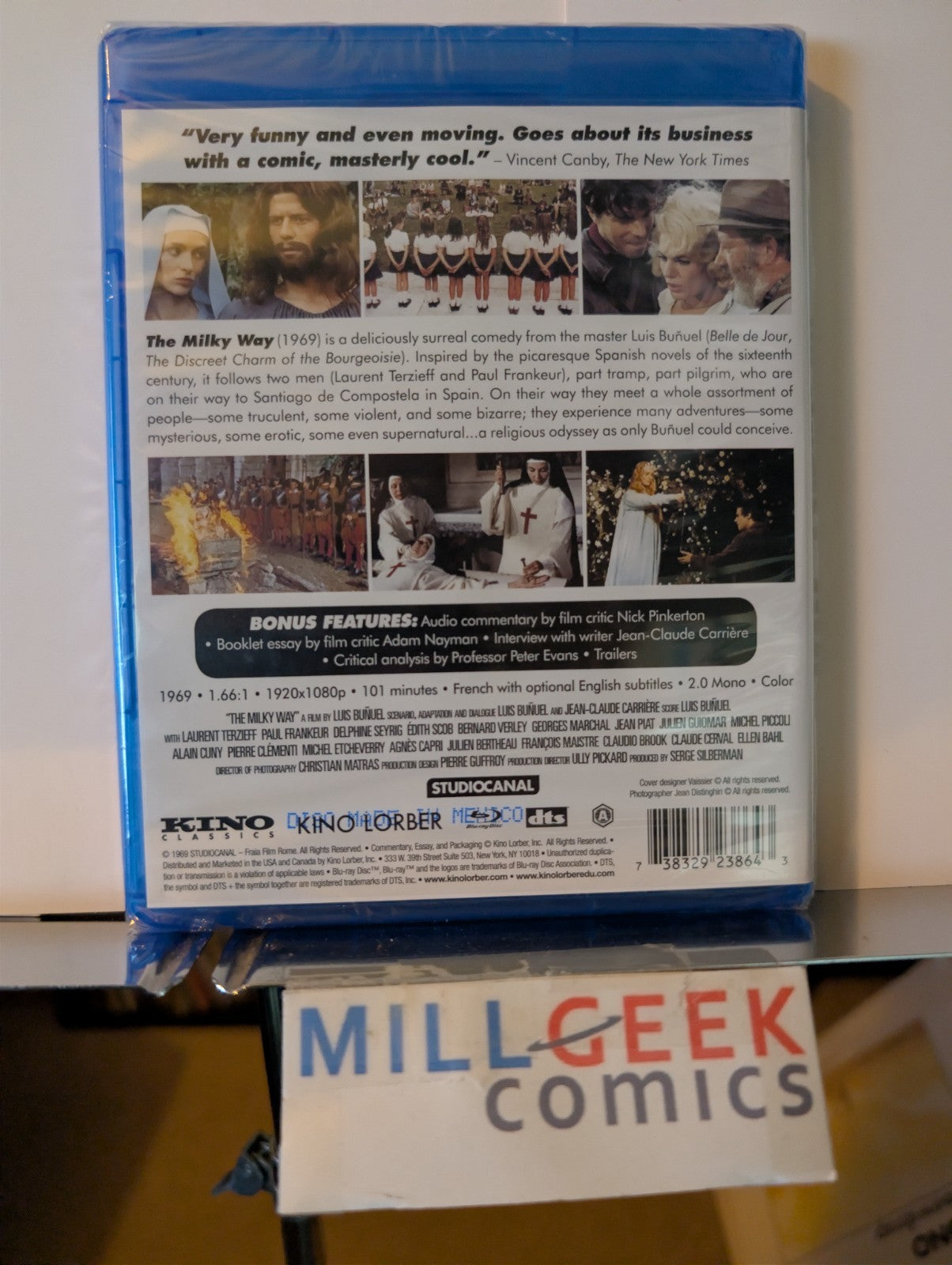The Milky Way, A Film by Luis Bunuel (Blu-ray, 1969) BRAND NEW SEALED OOP -JD