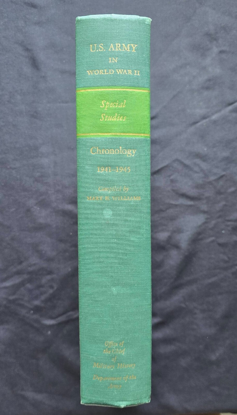 U.S. Army In World War 2: Special Studies 1941- 1945 (1959, HC) JD