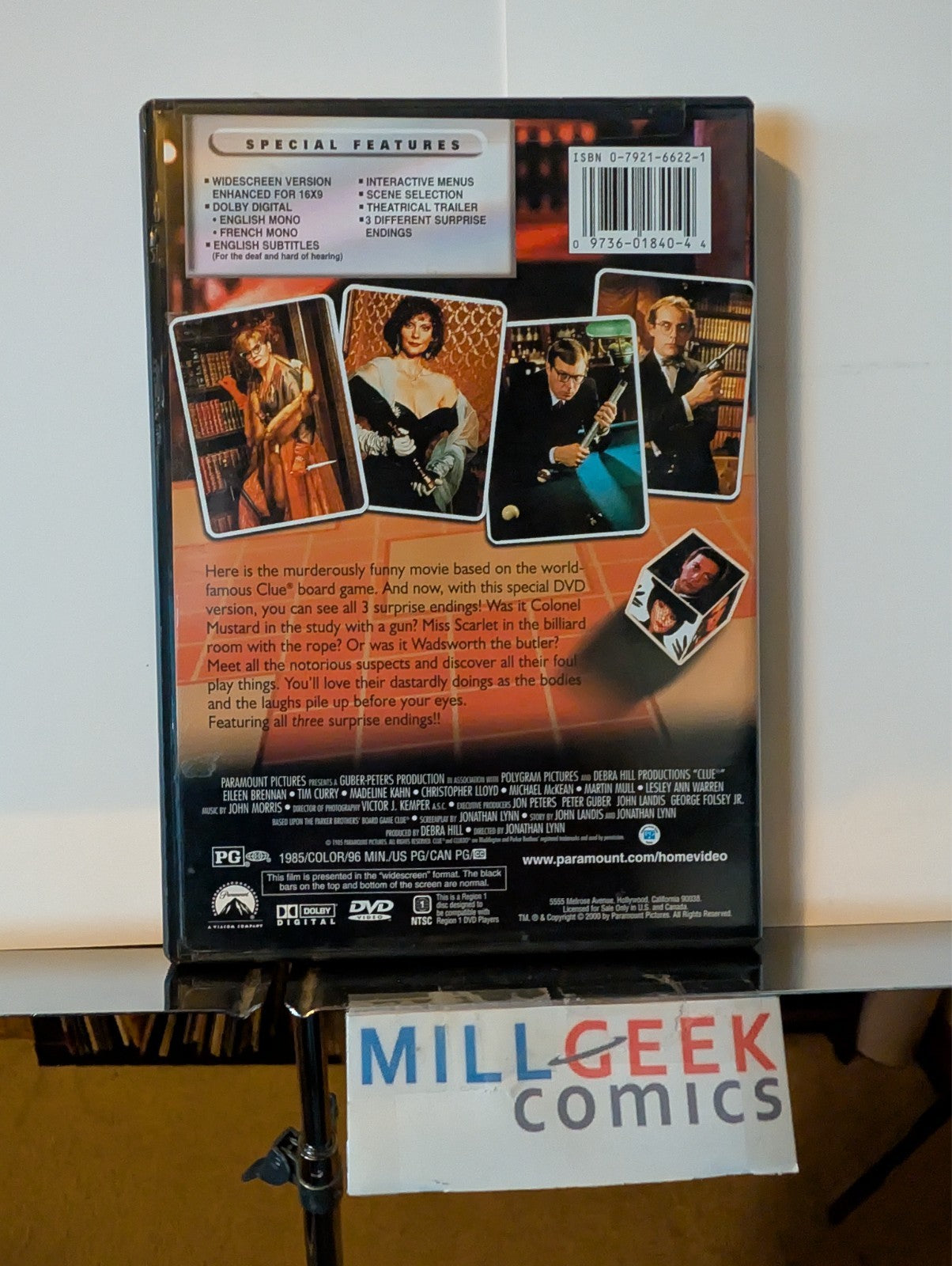 Clue / Groundhog Day, 2 Movie Set (DVD) Like New -JD