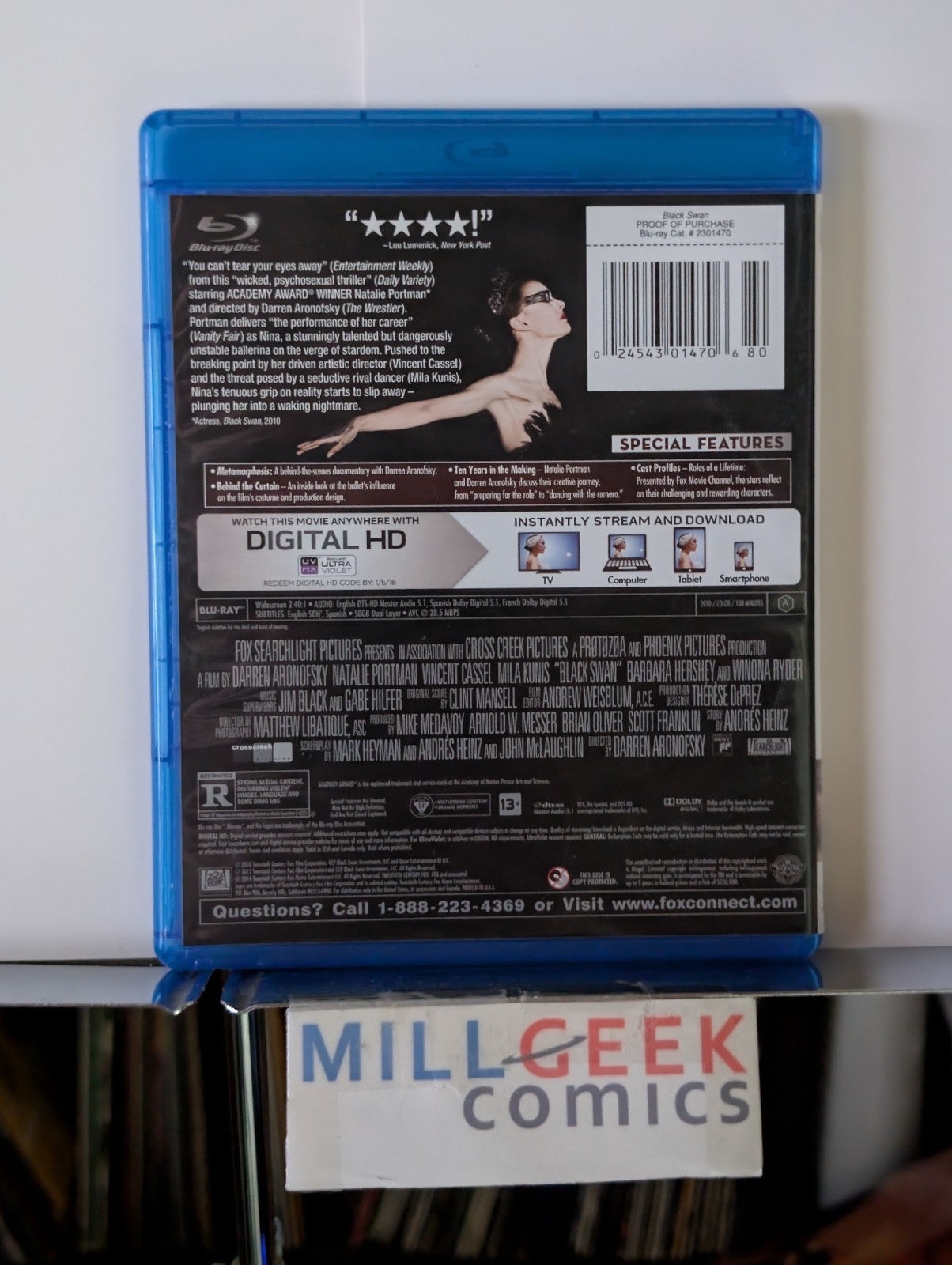 Black Swan - Natalie Portman & Mila Kunis (Blu-ray) -JD