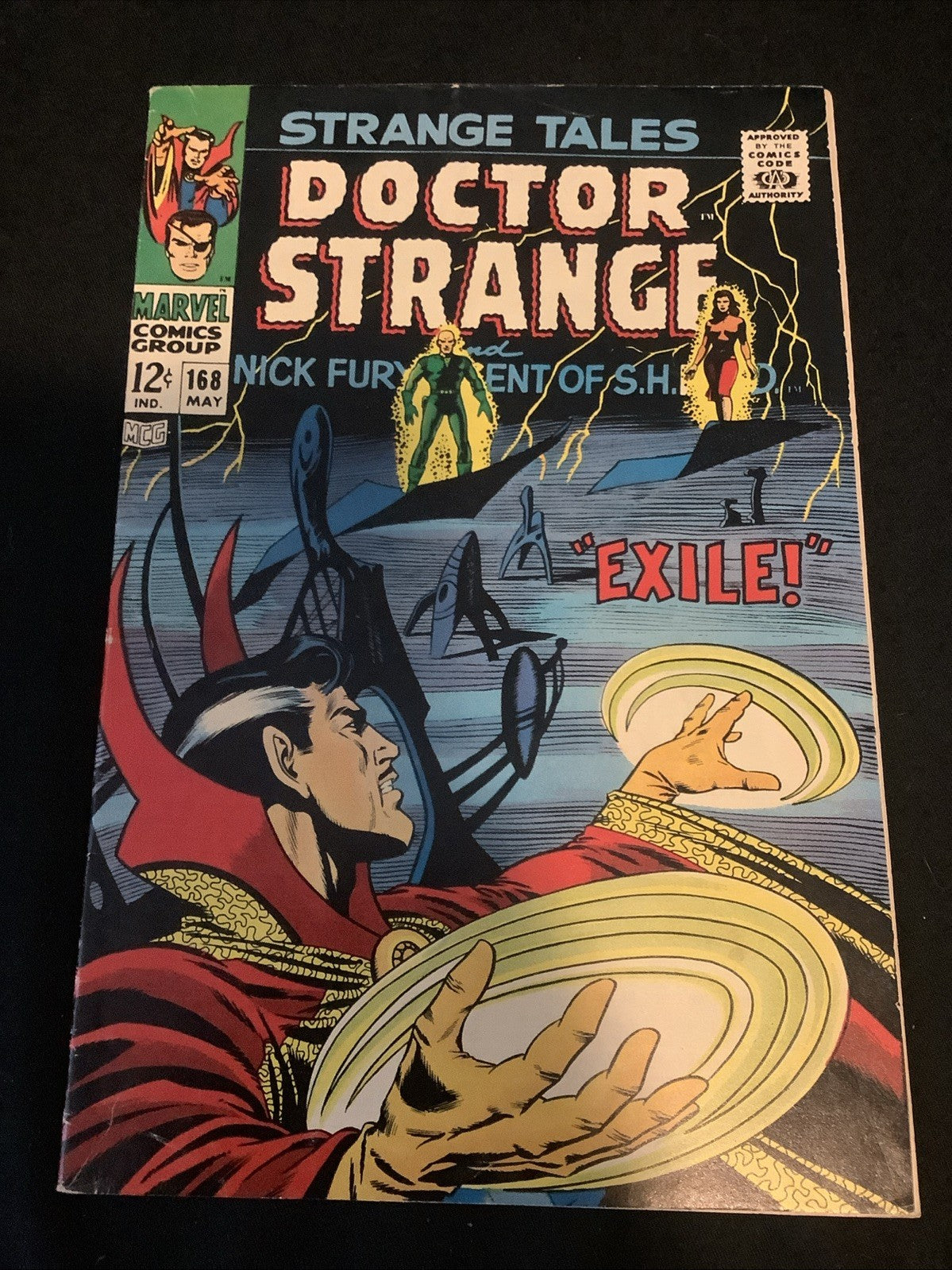 Strange Tales #168 (Marvel Comics May 1968) F- (5.5) Jim Steranko/Denny O’Neil
