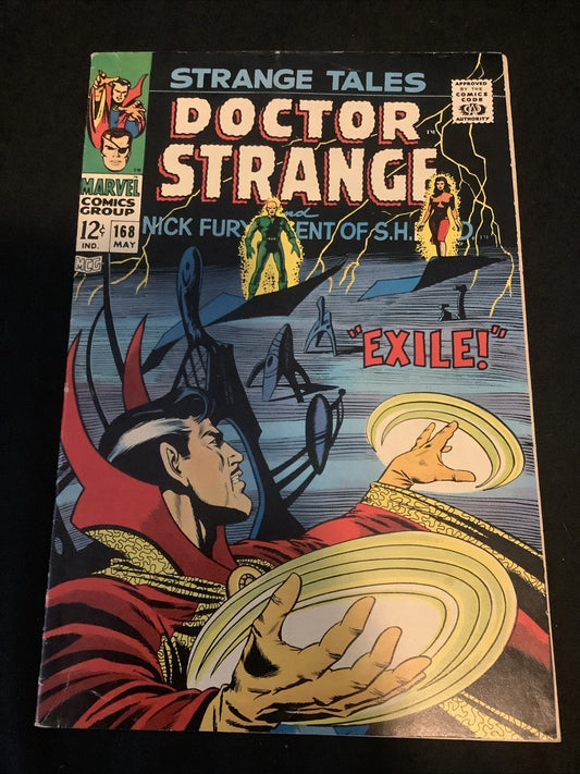 Strange Tales #168 (Marvel Comics May 1968) F- (5.5) Jim Steranko/Denny O’Neil