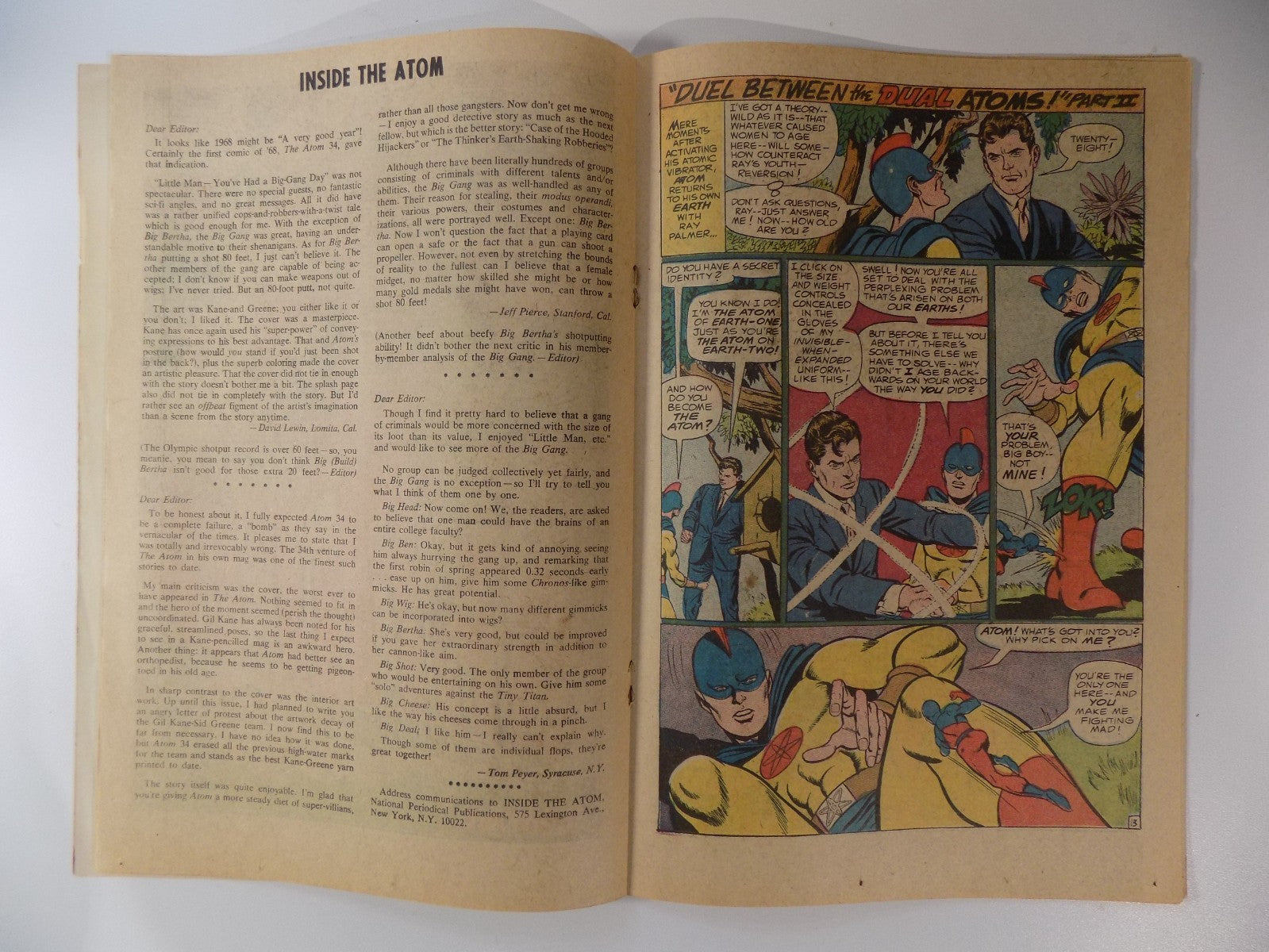 Atom #36 DC Comic May 1968 Very Good